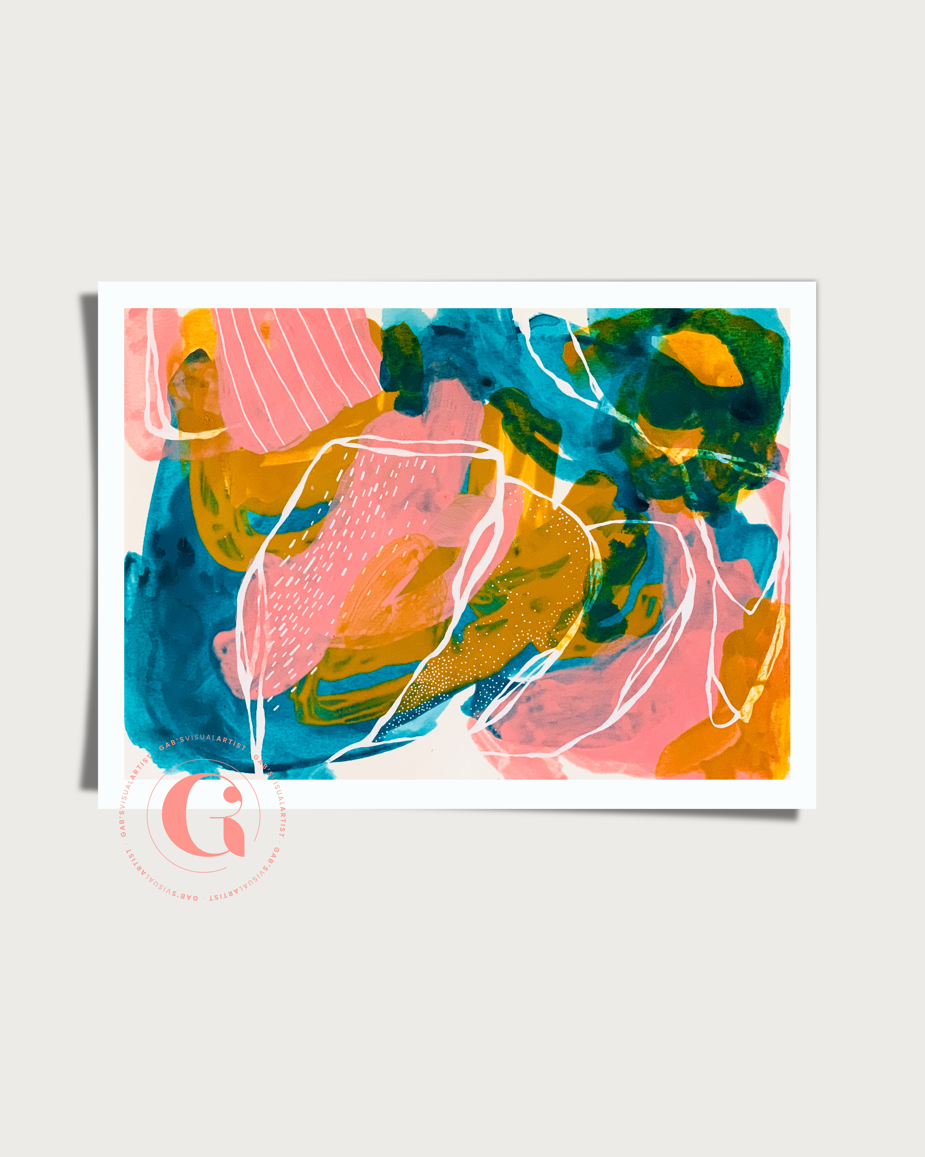 Paper Gab ACRYLIC ON PAPER – GAB'S VISUAL ARTIST