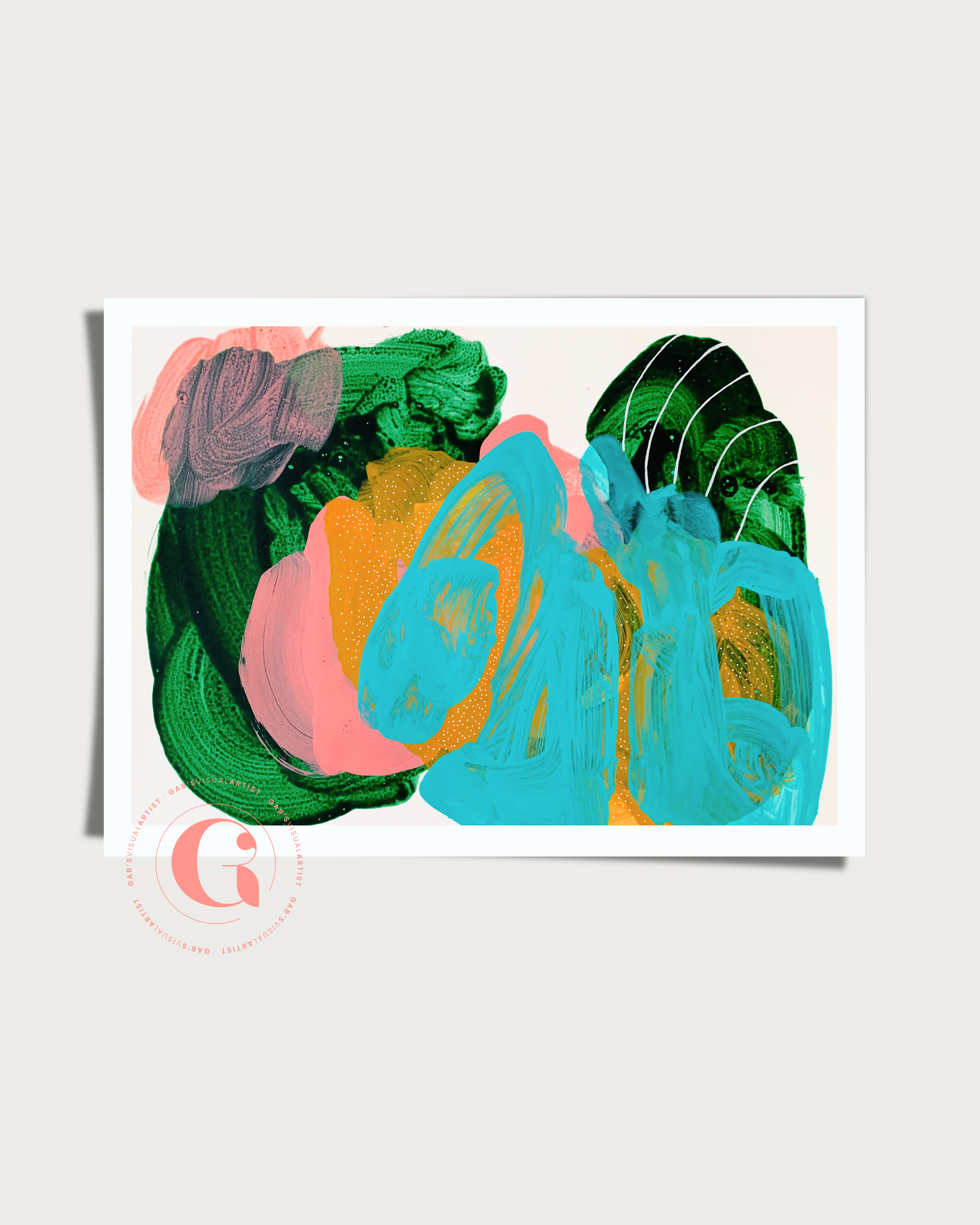 Paper Gab ACRYLIC ON PAPER – GAB'S VISUAL ARTIST