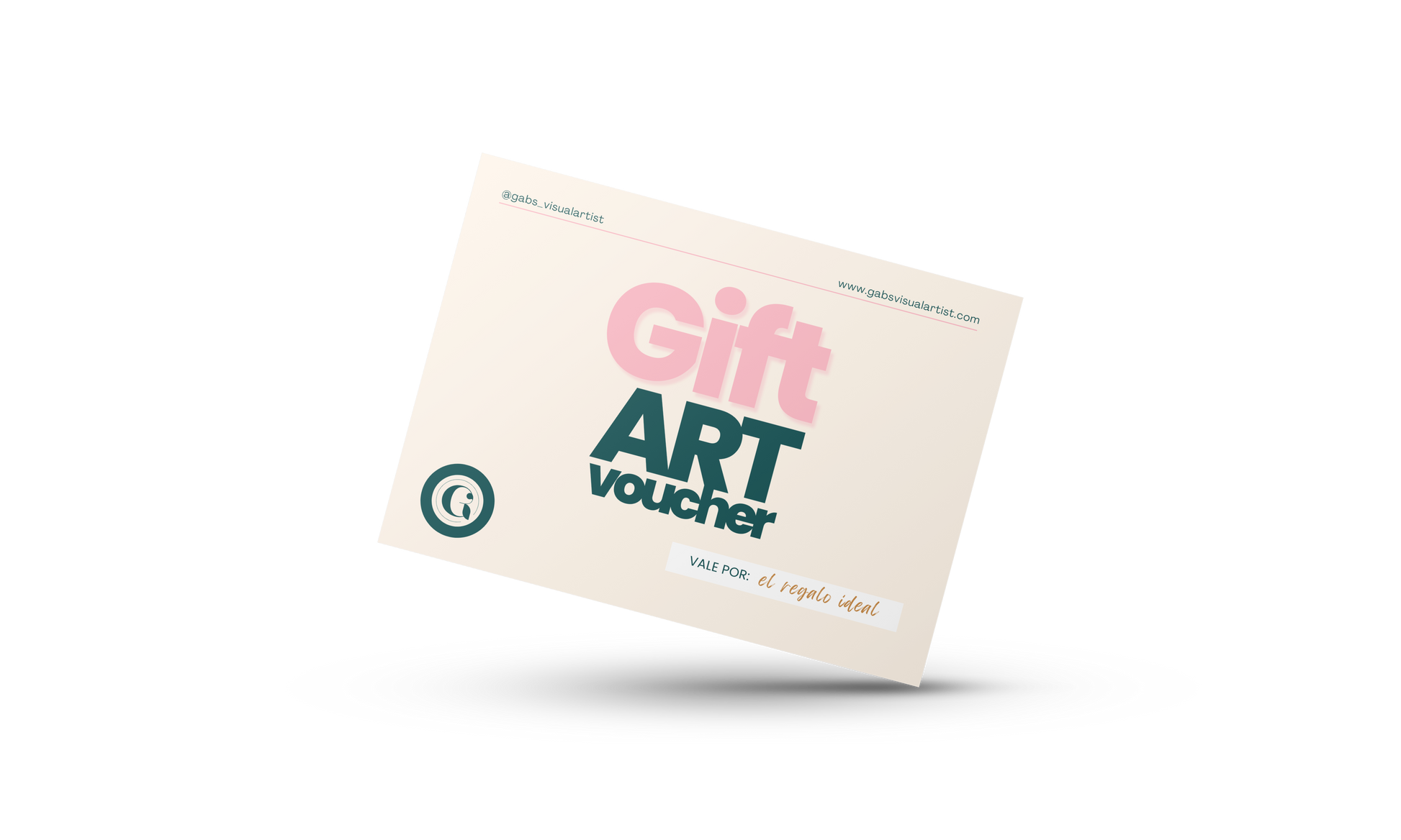 No lo pienses más y sorprende a tus seres queridos con nuestra “GIFT ART VOUCHER” de GAB’S VISUAL ARTIST ©