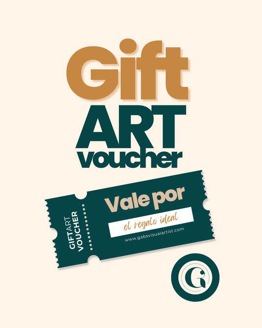 Si no sabes qué elegir, nuestra "GIFT ART VOUCHER" es para vos! - GAB'S VISUAL ARTIST ©