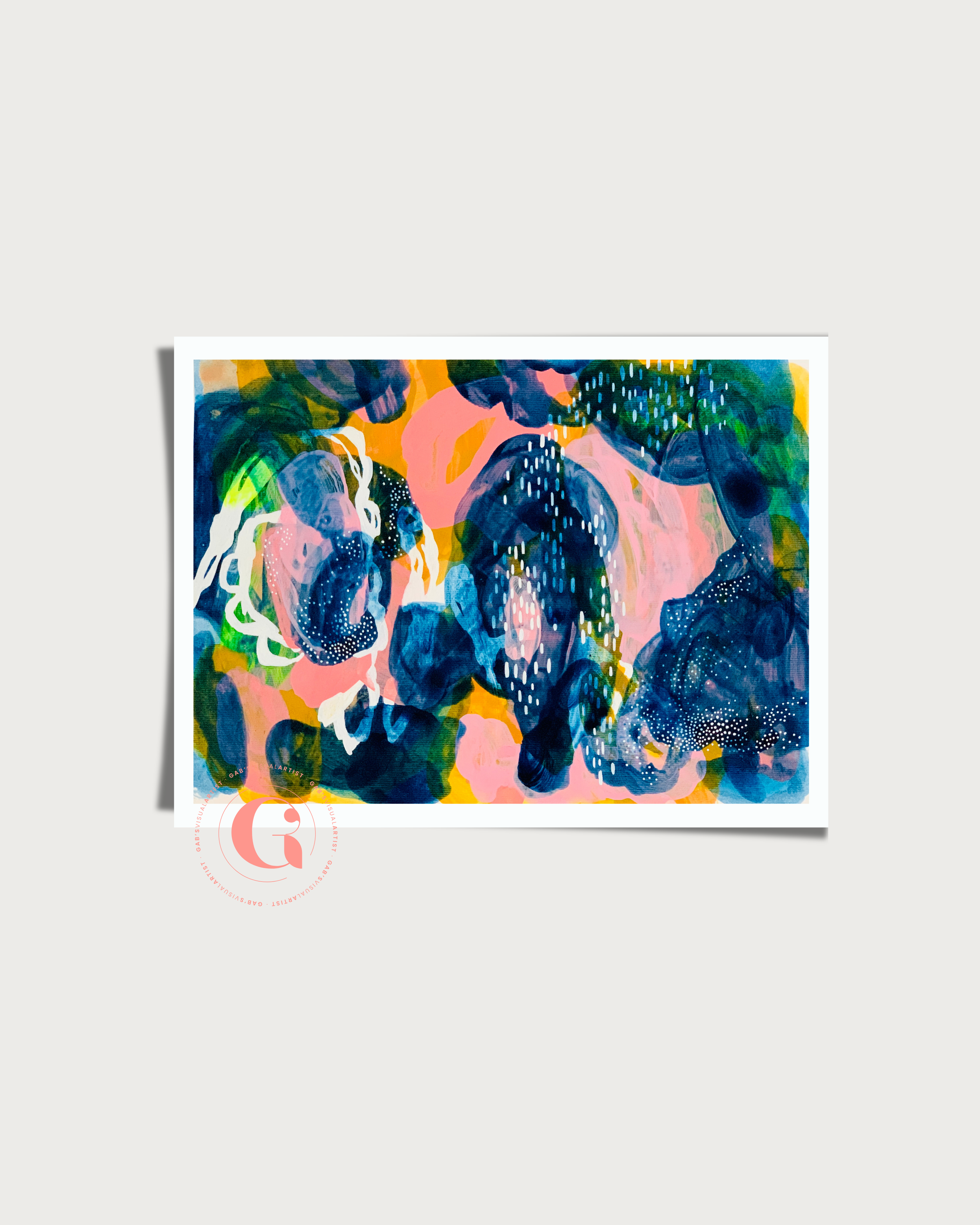 Paper Gab ACRYLIC ON PAPER – GAB'S VISUAL ARTIST
